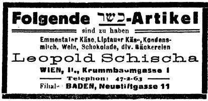 Quelle: Jüdische Presse 23.11.1923 // digitalisiert von compactmemory.de